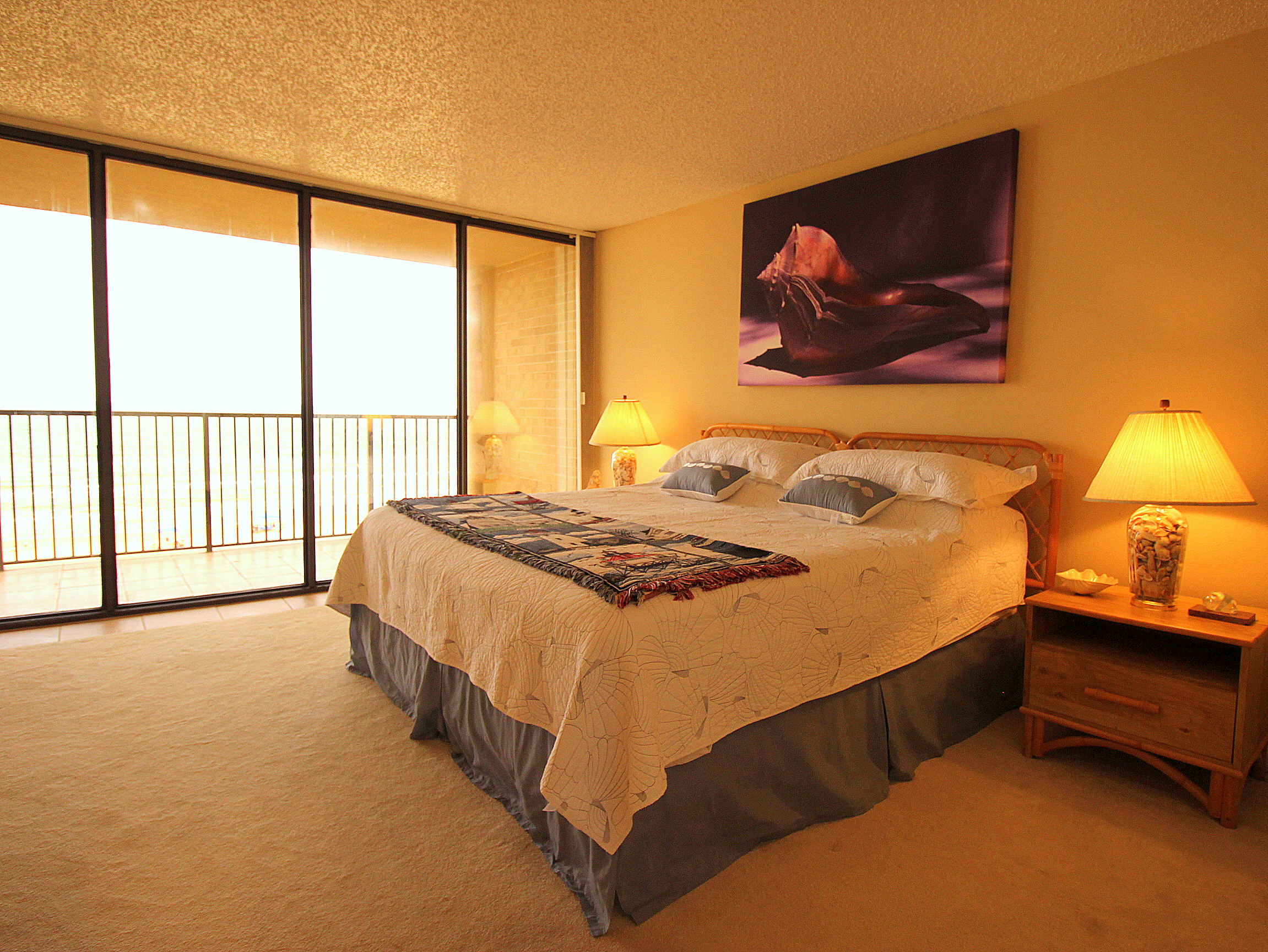 Master Bed and Windows